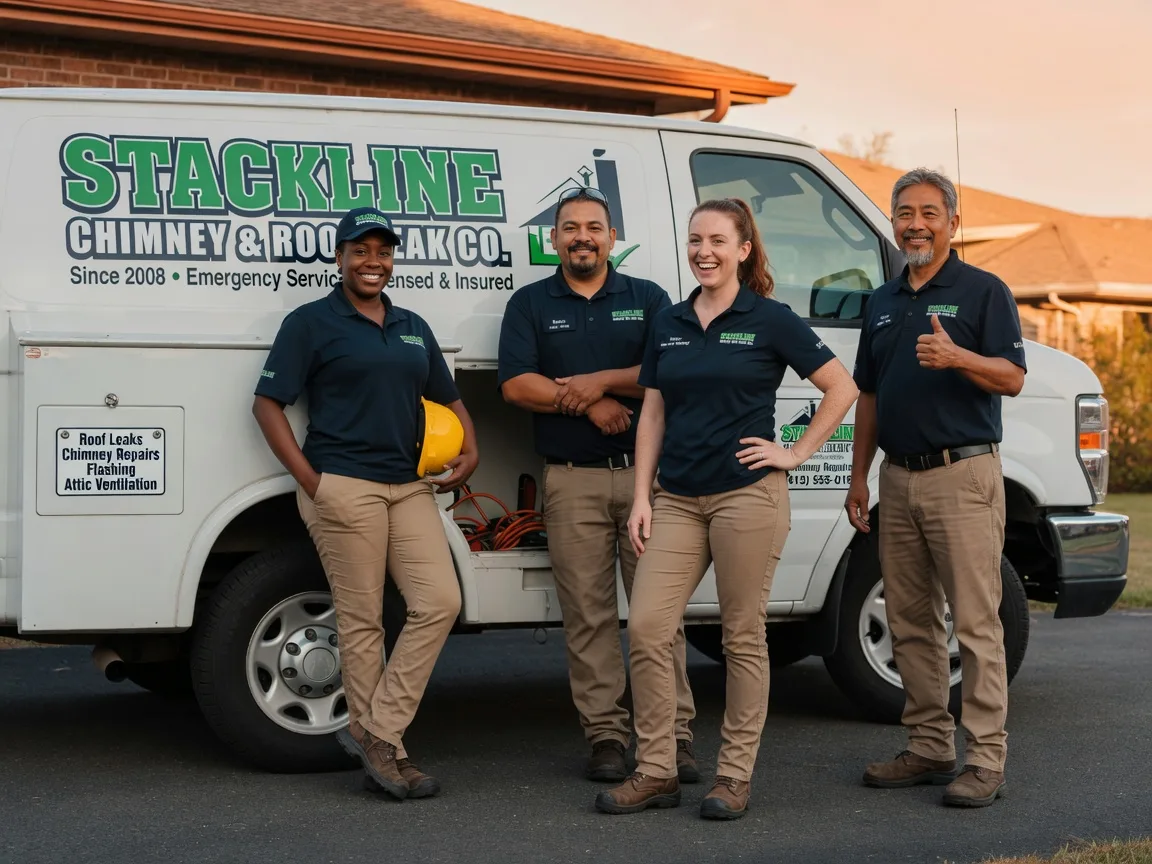 Chimney flashing repair company in Haskell, OK